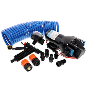 Jabsco HotShot HD4 Heavy Duty Washdown Pump w/25 HoseCoil - 12V - 4 GPM - 60 PSI [Q401J-118N-4A] - BuoyMart.com  Washdown / Pressure Pumps Jabsco