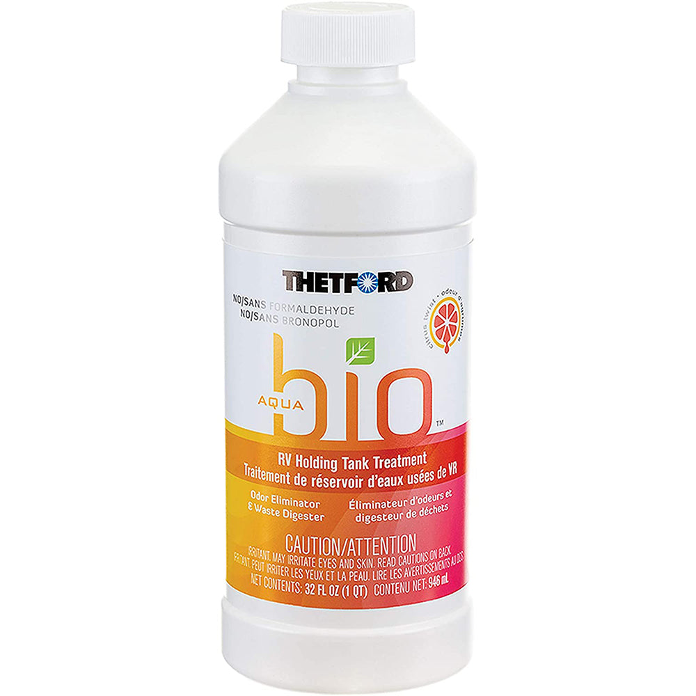 Thetford AquaBio RV Holding Tank Treatment - Citrus Twist Scent - Formaldehyde Free - 32oz [96607] - BuoyMart.com  Marine Sanitation Thetford Marine