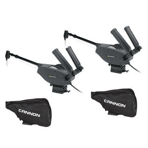 Cannon Optimum 10 BT Electric Downrigger 2-Pack w/Black Covers [1902335X2/COVERS] - BuoyMart.com  Downriggers Cannon