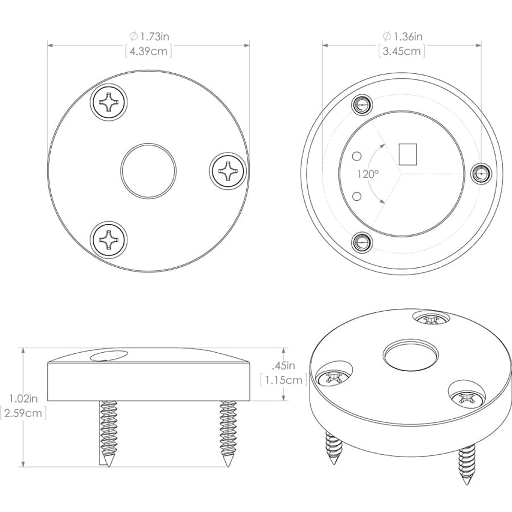 Lumitec Anywhere - LED Utility Light - Spectrum RGBW, Brushed [101037] - BuoyMart.com  Interior / Courtesy Light Lumitec