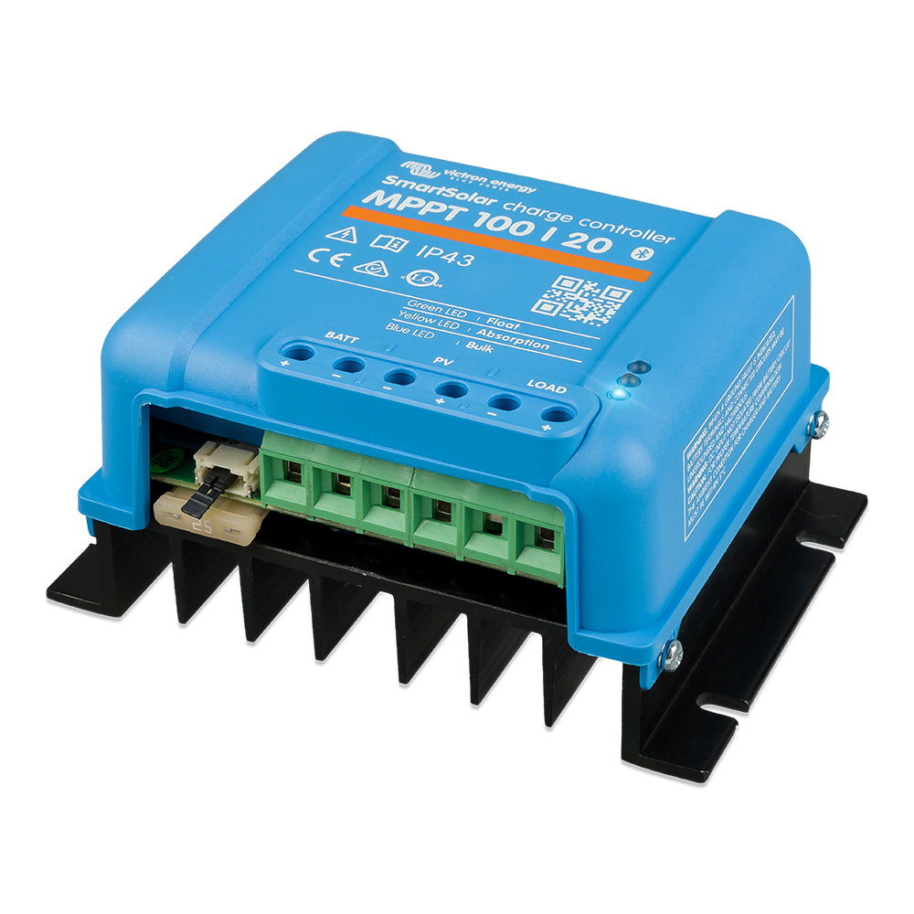 Victron SmartSolar MPPT 100/20 - Up to 48 VDC - UL Approved [SCC110020160R] - BuoyMart.com  Battery Chargers Victron Energy
