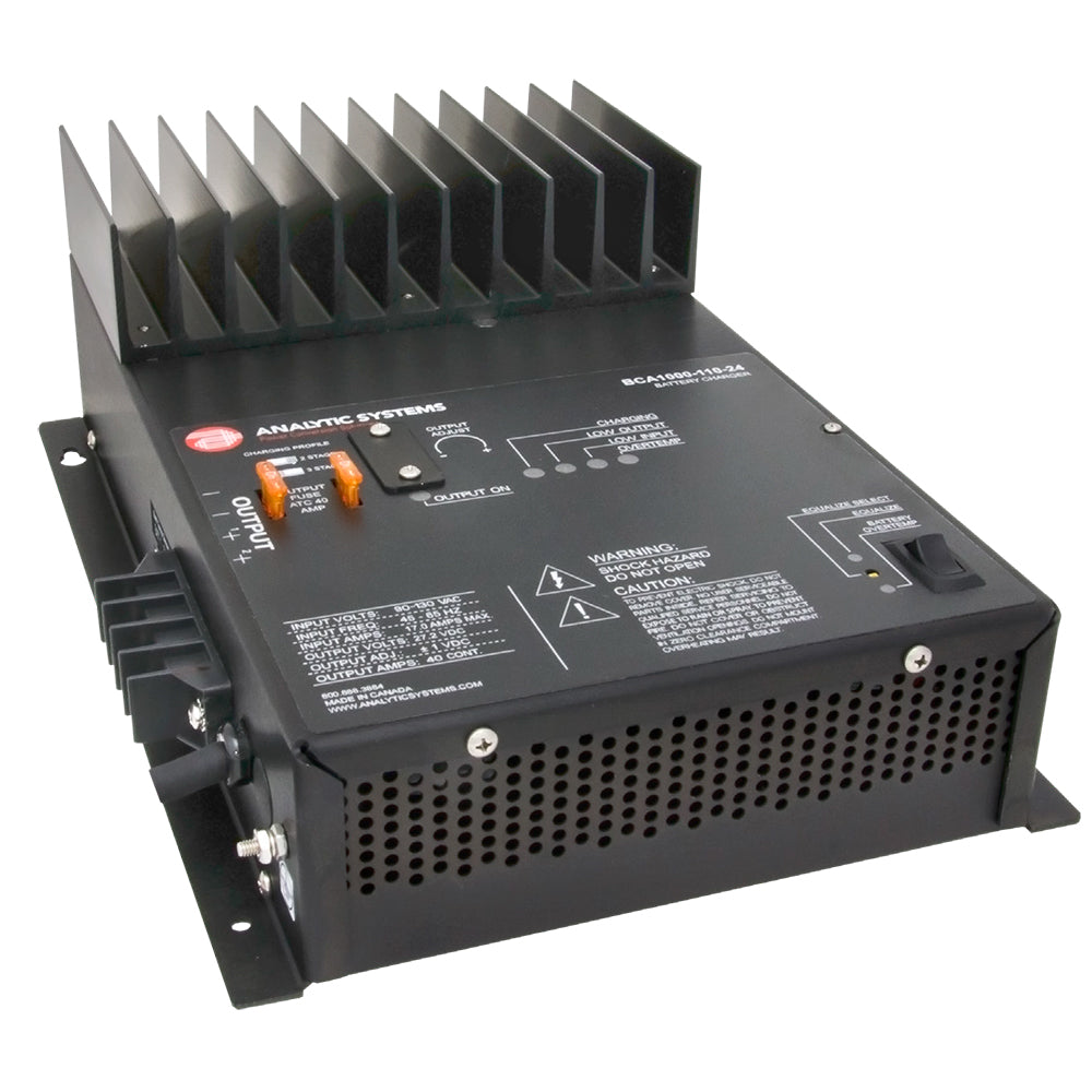 Analytic Systems AC Charger 2-Bank 30A 32V Out/110V In w/Digital Volt/Amp Meter [BCA1000V-110-32] - BuoyMart.com  Battery Chargers Analytic Systems