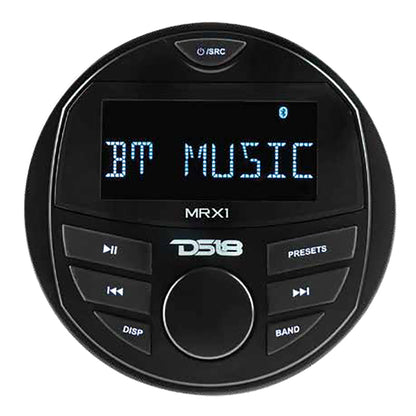 DS18 Marine Stereo w/AM/FM/BT- 1 Zone [MRX1] DS18