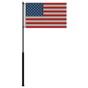 Mate Series Flag Pole - 72" w/USA Flag [FP72USA] - BuoyMart.com  Fishing Accessories Mate Series
