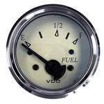 VDO Cockpit Marine 52MM (2-1/16") Fuel Level Gauge - White Dial/Chrome Bezel [301-15278] - BuoyMart.com  Gauges VDO
