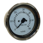 VDO Cockpit Marine 85MM (3-3/8") Sterndrive Tachometer - White Dial/Chrome Bezel [333-15274] - BuoyMart.com  Gauges VDO