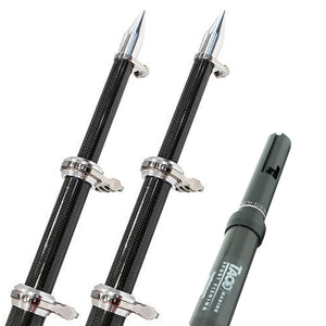 TACO 20 Carbon Fiber Twist  Lock Outrigger Poles f/GS-450, GS-500  GS-1000 Bases - Black [OT-4200CF-HD] - BuoyMart.com  Outriggers TACO Marine