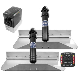 Bennett Marine 18x9 Hydraulic Trim Tab System w/One Box Indication [189OBI] - BuoyMart.com  Trim Tabs Bennett Marine