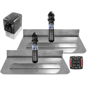 Bennett Marine 24x12 Hydraulic Trim Tab System w/One Box Indication [2412OBI] - BuoyMart.com  Trim Tabs Bennett Marine