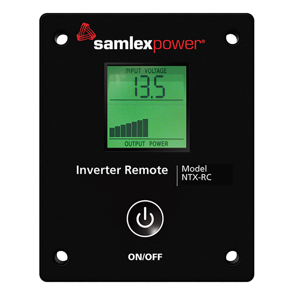 Samlex NTX-RC Remote Control w/LCD Screen f/NTX Inverters [NTX-RC] - BuoyMart.com  Electrical Panels Samlex America