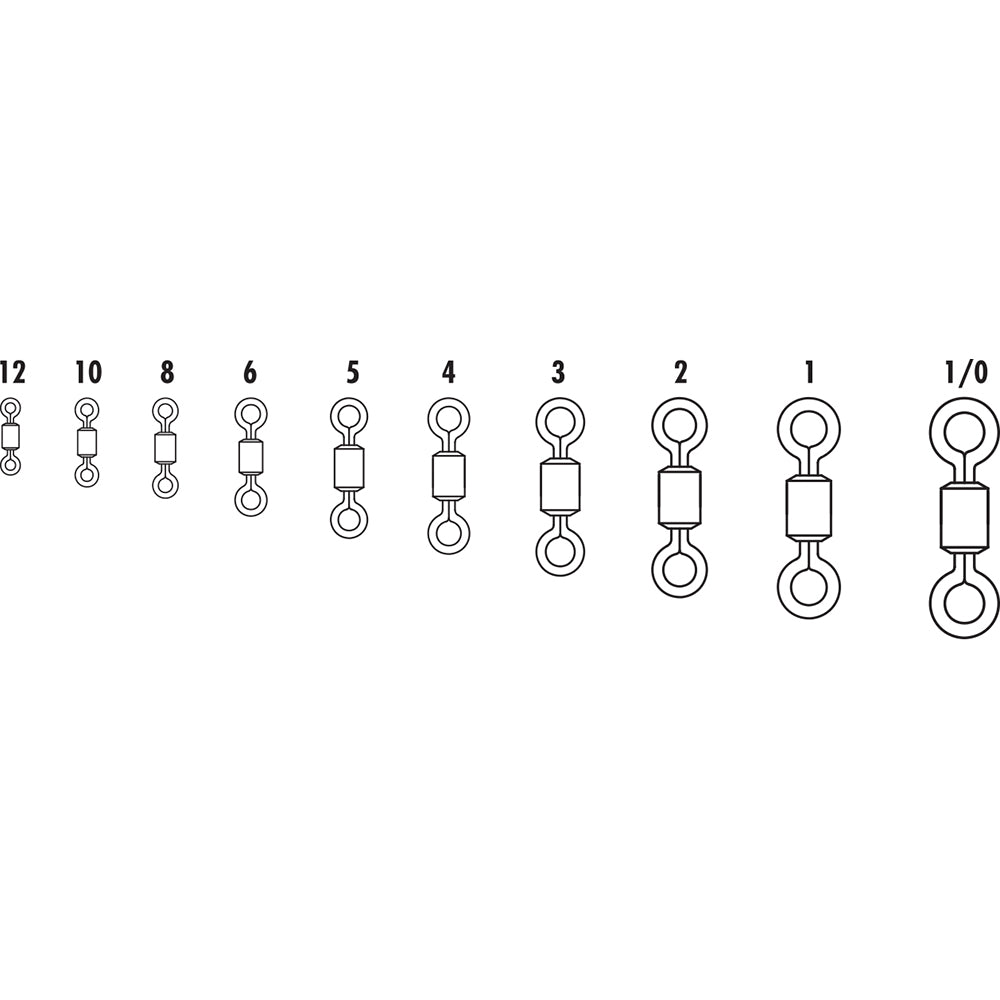 VMC SSRS Stainless Steel Rolling Swivel #6VP - 100lb Test *50-Pack [SSRS#6VP] - BuoyMart.com  Fishing Accessories VMC