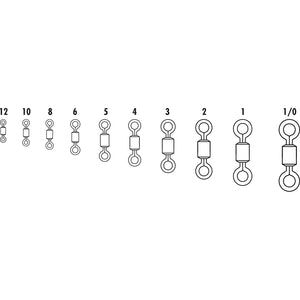 VMC SSRS Stainless Steel Rolling Swivel #6VP - 100lb Test *50-Pack [SSRS#6VP] - BuoyMart.com  Fishing Accessories VMC