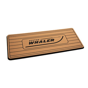 SeaDek Boston Whaler Helm Pad - Mocha/Black Brushed w/Routed Teak Lines [39615-80327] - BuoyMart.com  Deck / Galley SeaDek
