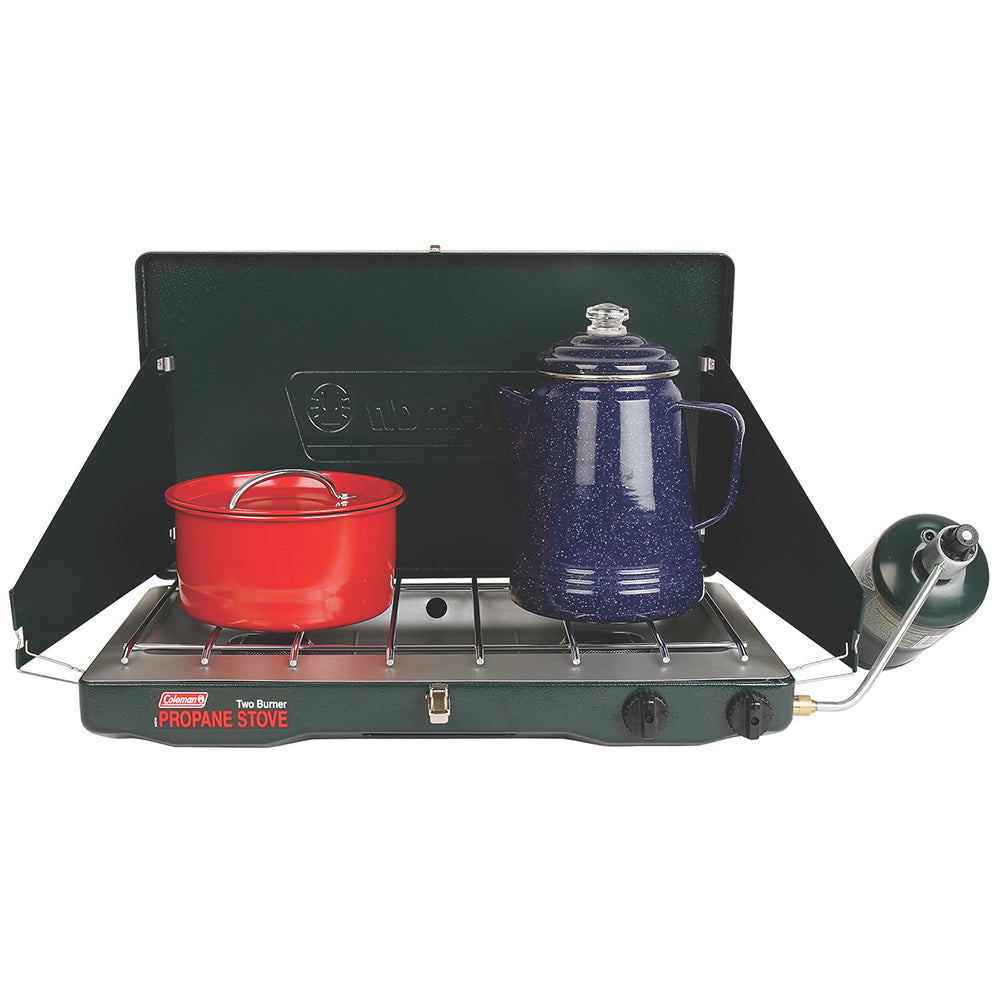 Coleman PerfectFlow 2-Burner Classic Stove - Propane [2000037883] - BuoyMart.com  Camping Coleman
