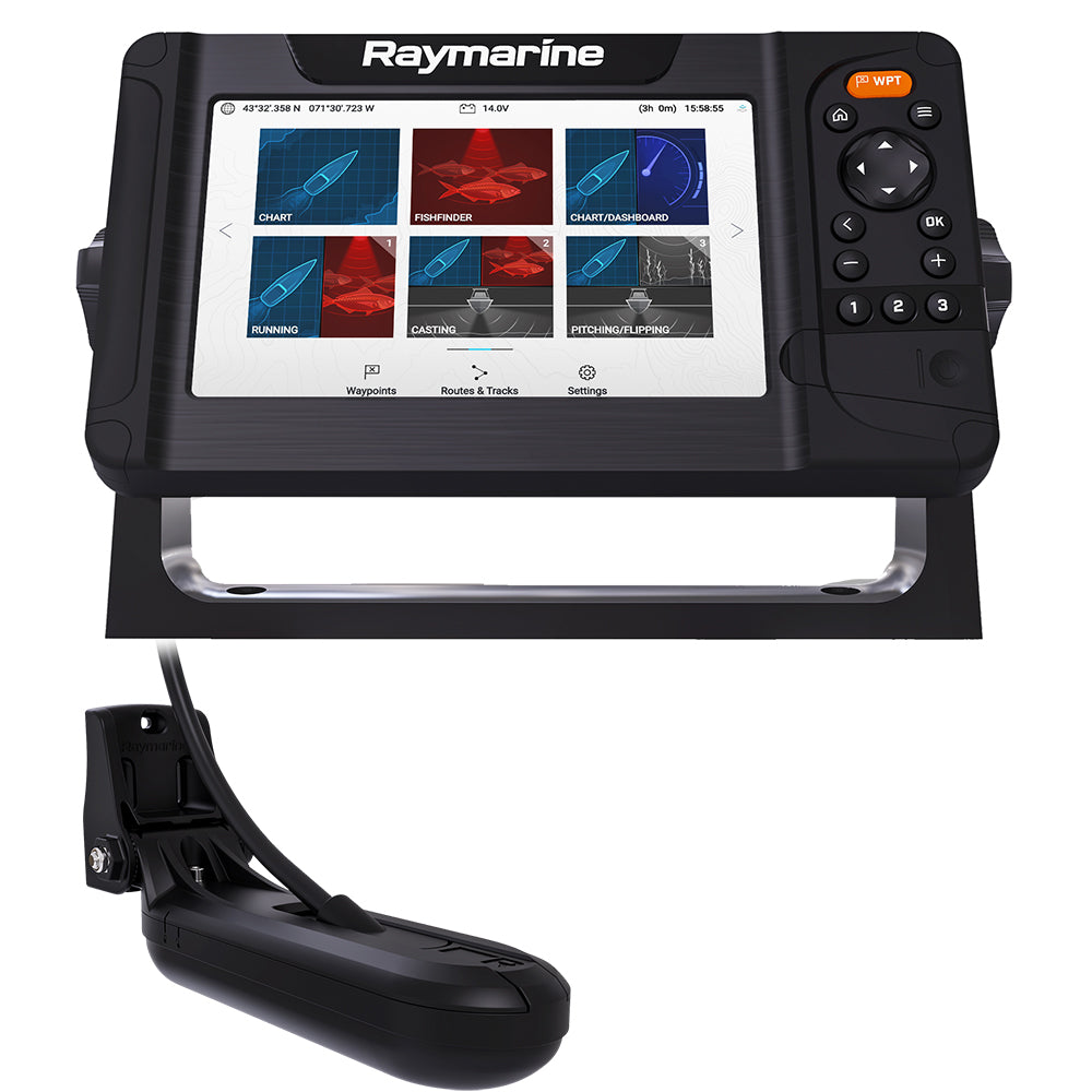 Raymarine Element 7 HV Combo w/HV-100 Transom Mount Transducer  Lighthouse North America Chart [E70532-05-102] - BuoyMart.com  GPS - Fishfinder Combos Raymarine