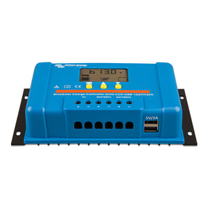 Victron BlueSolar PWM Charge Controller (DUO) LCD  USB Charge Control - 12/24VDC - 20A [SCC010020060] - BuoyMart.com  Battery Management Victron Energy
