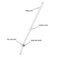 TACO ShadeFin Telescopic Rod Holder Mount [T10-3000-9] - BuoyMart.com  Biminis/Shades/Umbrellas TACO Marine