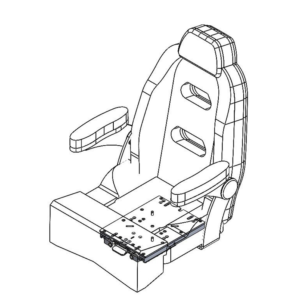 TACO Low Profile Adjustable Seat Slide [M20-1013A] - BuoyMart.com  Seating TACO Marine