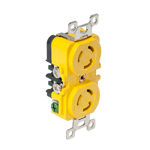 Marinco Locking Receptacle - 15A, 125V - Yellow [4700CR] - BuoyMart.com  Shore Power Marinco