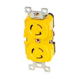 Marinco Locking Receptacle - 15A, 125V - Yellow [4700CR] - BuoyMart.com  Shore Power Marinco