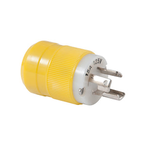 Marinco Locking Plug - 15A, 125V - Yellow [4721CR] - BuoyMart.com  Shore Power Marinco