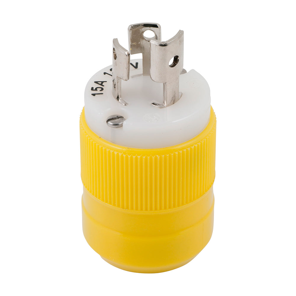 Marinco Locking Plug - 15A, 125V - Yellow [4721CR] - BuoyMart.com  Shore Power Marinco