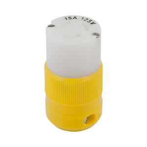 Marinco Locking Connector - 15A, 125V - Yellow [4731CR] - BuoyMart.com  Shore Power Marinco