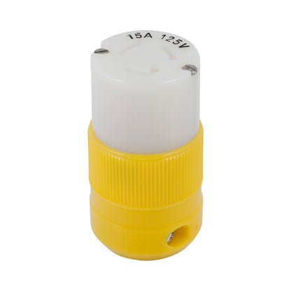 Marinco Locking Connector - 15A, 125V - Yellow [4731CR] - BuoyMart.com  Shore Power Marinco