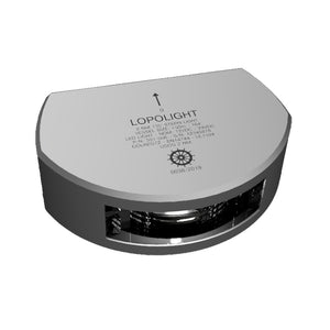 Lopolight Series 301-006 - Stern Light - 2NM - Vertical Mount - White - Silver Housing - 6M Cable [301-006-6M] - BuoyMart.com  Navigation Lights Lopolight