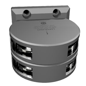 Lopolight Series 201-011 - Double Stacked Masthead Light - 3NM - Vertical Mount - White - Silver Housing [201-011ST] - BuoyMart.com  Navigation Lights Lopolight