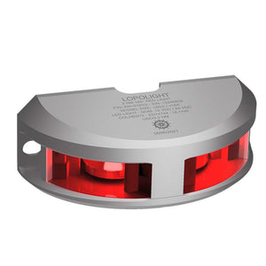 Lopolight Series 200-016 - Navigation Light - 2NM - Vertical Mount - Red - Silver Housing [200-016G2] - BuoyMart.com  Navigation Lights Lopolight