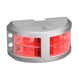 Lopolight Series 200-016 - Double Stacked Navigation Light - 2NM - Vertical Mount - Red - Silver Housing [200-016G2ST] - BuoyMart.com  Navigation Lights Lopolight