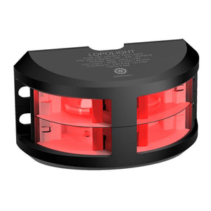 Lopolight Series 200-016 - Double Stacked Navigation Light - 2NM - Vertical Mount - Red -Black Housing [200-016G2ST-B] - BuoyMart.com  Navigation Lights Lopolight