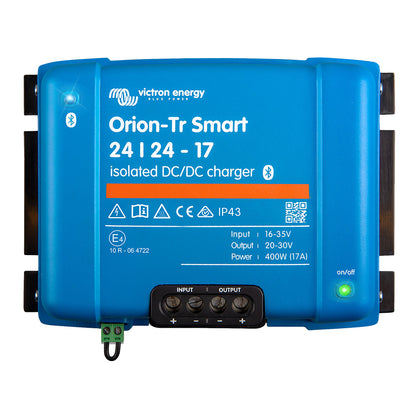 Victron Orion-TR Smart DC-DC 24/24-17 17a (400W) Isolated Charger or Power Supply [ORI242440120] - BuoyMart.com  Battery Chargers Victron Energy