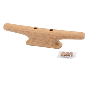 Whitecap 8" Cleat - Teak [60402] - BuoyMart.com  Teak Whitecap