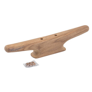 Whitecap 12" Cleat - Teak [60406] - BuoyMart.com  Teak Whitecap