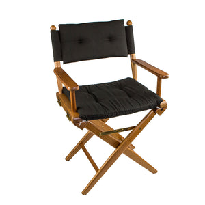 Whitecap Directors Chair w/Black Cushion - Teak [61041] - BuoyMart.com  Seating Whitecap