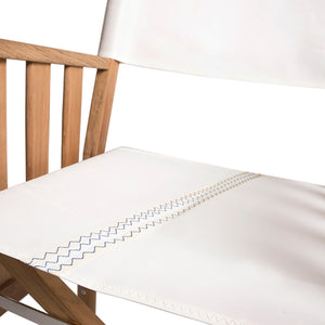 Whitecap Directors Chair II w/Sail Cloth Seating - Teak [61054] - BuoyMart.com  Teak Whitecap