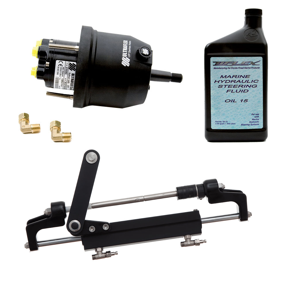 Uflex HYCO 1.1 Front Mount OB System up to 175HP - Includes UP20 FM Helm, 2qts of Oil, UC95-OBF Cylinder [HYCO 1.1] - BuoyMart.com  Steering Systems Uflex USA