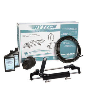 Uflex HYTECH 1.1 Front Mount OB System up to 175HP - Includes UP20 FM Helm, 2qts of Oil, UC95-OBF Cylinder  40 Tubing [HYTECH 1.1] - BuoyMart.com  Steering Systems Uflex USA
