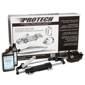 Uflex PROTECH 1.1 Front Mount OB Hydraulic System - Includes UP28 FM Helm, Oil  UC128-TS/1 Cylinder - No Hoses [PROTECH 1.1] - BuoyMart.com  Steering Systems Uflex USA