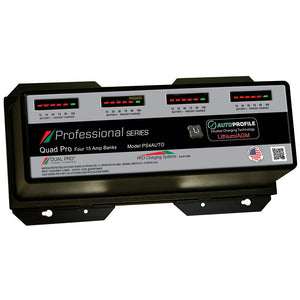 Dual Pro PS4 Auto 15A - 4-Bank Lithium/AGM Battery Charger [PS4AUTO] - BuoyMart.com  Battery Chargers Dual Pro