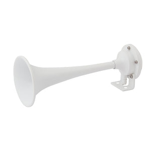 Marinco White Epoxy Coated Single Trumpet Mini Air Horn [10104] - BuoyMart.com  Horns Marinco