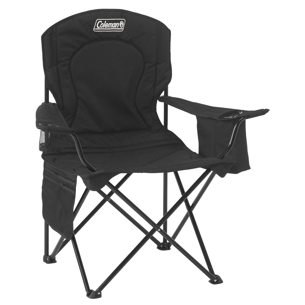 Coleman Cooler Quad Chair - Black [2000032007] - BuoyMart.com  Camping Coleman