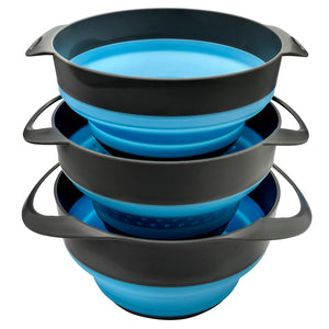 S.O.L. Survive Outdoors Longer Flat Pack Bowls  Strainer Set [0140-1006] SOL Survive Outdoors Longer