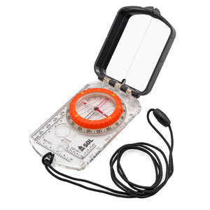 S.O.L. Survive Outdoors Longer Sighting Compass w/Mirror [0140-0030] SOL Survive Outdoors Longer