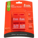 S.O.L. Survive Outdoors Longer Rescue Howler Whistle - 2 Pack [0140-0010] SOL Survive Outdoors Longer