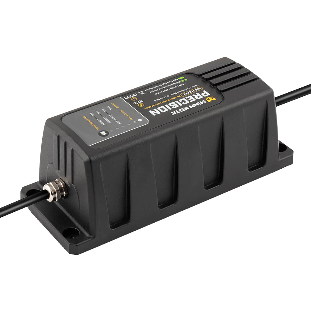 Minn Kota On-Board Precision Charger MK-110 PCL 1 Bank x 10 AMP LI Optimized Charger [1831101] - BuoyMart.com  Battery Chargers Minn Kota