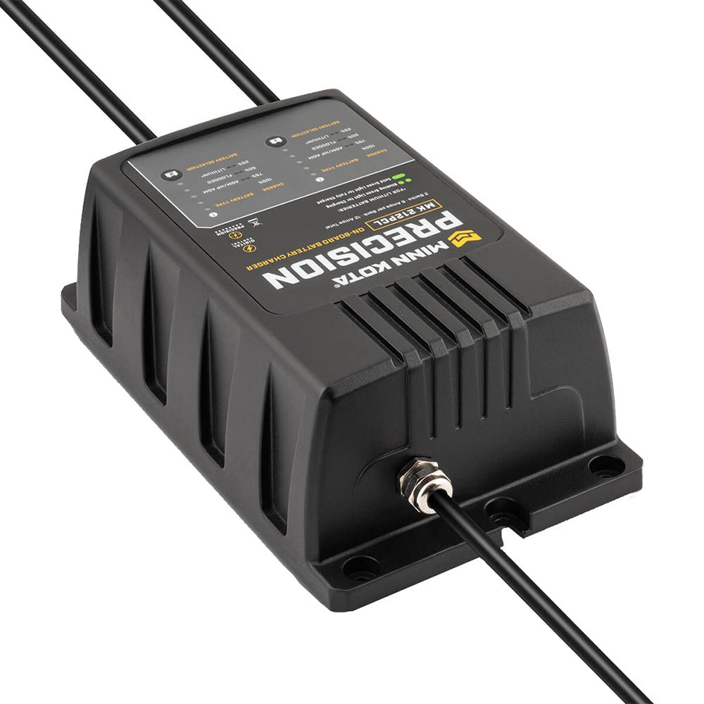Minn Kota On-Board Precision Charger MK-212 PCL 2 Bank x 6 AMP LI Optimized Charger [1832121] - BuoyMart.com  Battery Chargers Minn Kota