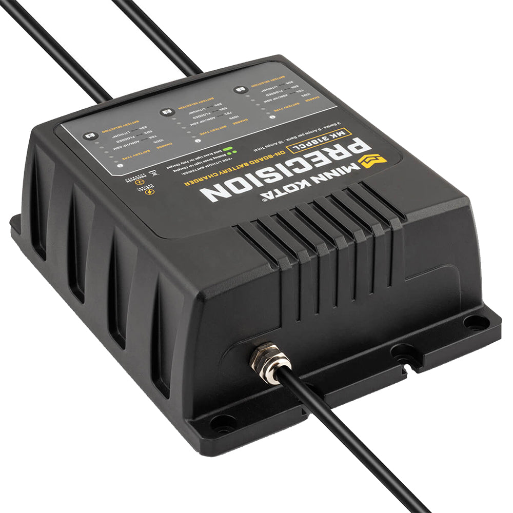 Minn Kota On-Board Precision Charger MK-318 PCL 3 Bank x 6 AMP LI Optimized Charger [1833181] - BuoyMart.com  Battery Chargers Minn Kota